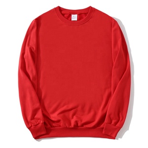 Sweat-shirt uni en éponge française à col rond personnalisé pour hommes Vente en gros Écologique Respirant Manches longues Utilisation d'automne Brodé - Product Image 5