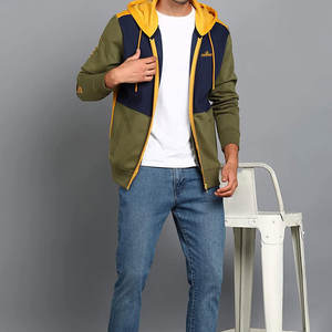 Totalmente personalizado estilo casual básico cremallera sudaderas con capucha nueva llegada cómodo hombres cremallera sudaderas con capucha - Product Image 4