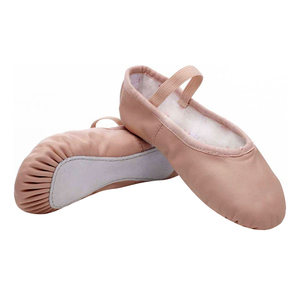 Genuine Leather Dance Slippers Soft Jazz <b>Shoes</b> for Gymnastics and Yoga Practice <b>Shoes</b> for Gymnastics Customized Men and Women - Product Image 1