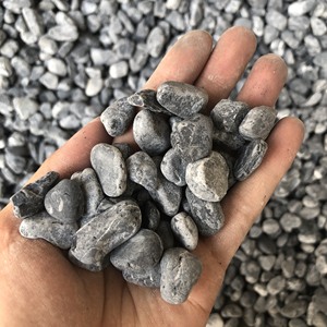 Galets noirs, 5 pièces, pierres sous forme de boule, décoration, d'aménagement paysager du Vietnam, vente en gros - Product Image 2