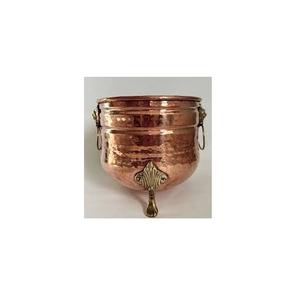 Iron Hammered Planter Eco-Friendly <b>Traditional</b> Design for Sapling Nursery & Household Use Hanging/<b>Desk</b> Compatible - Product Image 3