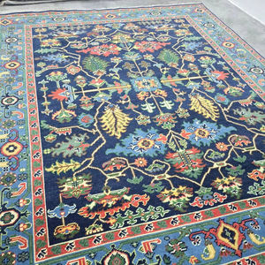 พรมขนสัตว์ทำด้วยมือพรมปูพื้นแบบผูกปมงานตามสั่งสุดหรูทำจากผู้ผลิตอินเดีย - Product Image 1