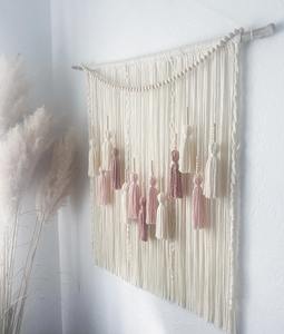 Tapiz de Macramé Grande para Decoración de Paredes de Dormitorio, Ofrece un Estilo Artístico Elegante y una Mejora Acogedora del Interior, Procedente de la India - Product Image 4