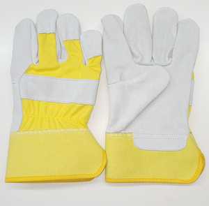 Meilleures ventes Gants de gréement canadiens en cuir de vache fendu de taille XL Gants de sécurité ignifuges pour travaux de soudage et de jardinage - Product Image 3