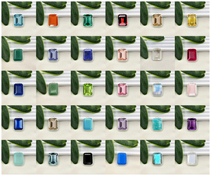 Pendentif en aventurine verte taille émeraude 20x15mm, forme octogonale, serti en argent sterling 925, bijoux en aventurine verte d'Inde - Product Image 6