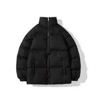 Maßgefertigte Bedruckte Herren Winter-Steppjacke mit Kapuze Isolierte Wattierte Jacke mit Logo-Option für Kaltes Wetter
