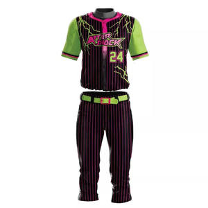 Ensemble de maillots et shorts de baseball et de softball respirants sur mesure pour hommes pantalons de baseball unis sur mesure vêtements de softball - Product Image 1