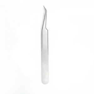 Pince à épiler pour extension de cils de beauté fabriquée au Pakistan avec logo personnalisé imprimé pour pince à épiler pour cils à pointe incurvée - Product Image 3
