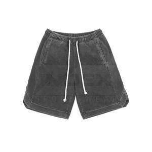 Pantalones Cortos de Algodón Premium con Lavado Ácido para Hombre |   Estilo Urbano de Aspecto Vintage |   Tela Suave y Transpirable |   Ropa Casual Diaria - Product Image 6