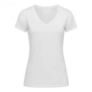 Ropa de calle de calidad superior nuevo algodón suave en blanco nueva camiseta larga señoras Logo personalizado transpirable secado rápido camiseta de mujer - Product Image 4