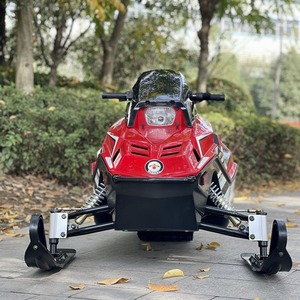 Motoneige rouge à essence pour adultes, véhicule tout-terrain, 4 temps, monocylindre, moto à chenilles pour enfants - Product Image 2