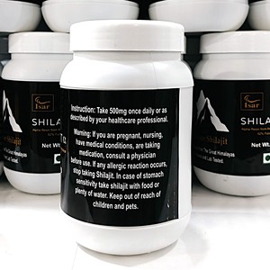 100% Pure Himalayan Organic <b>Shilajit</b> <b>Resin</b> Gold Grade <b>Shilajit</b> with 82% Fulvic Acid & Trace Minerals for Energy & Immune Support - Product Image 3