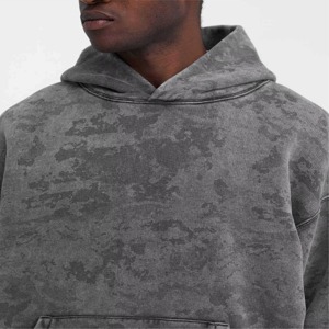 Sweat à capuche personnalisé unique, lavage à l'acide, haute qualité GSM, avec un lavage unique pour un style streetwear tendance, sweat à capuche personnalisé unisexe - Product Image 4