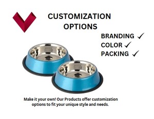 Venta Caliente, Platos de Acero Inoxidable Antideslizantes para Mascotas, Tamaño Pequeño para Perros y Gatos, para Viajes, Alimentación Confiable, Precio Competitivo - Product Image 3