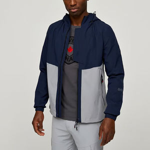 Chándal cortavientos para hombre con capucha deportivo informal de alta calidad, chaqueta ligera personalizada para exteriores para invierno, venta al por mayor - Product Image 3