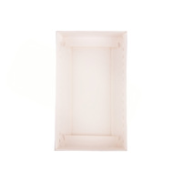 Boîte Cadeau en Papier Blanc de 15x9x3 cm avec Couvercle Transparent Mat pour Noël, Idéale pour Biscuits, Gâteaux, Bonbons et Emballage de Fête