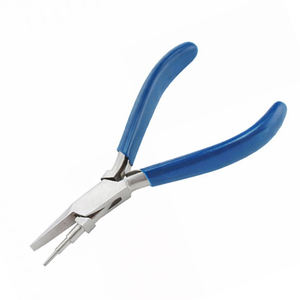 Pince à boucler en acier inoxydable à mâchoire inférieure plate 140 mm pour la fabrication de colliers - Product Image 1