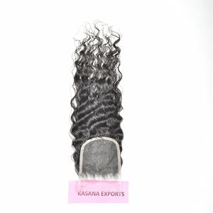 5*5 fermeture Double dessiné vietnamien Machine Double trame faisceau couleur naturelle noir humain droit pour Extensions de cheveux humains - Product Image 2