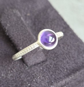 Elegant 925 Sterling Silver Amethyst <b>Statement</b> <b>Ring</b> Handmade for Gifting Occasions Premium Quality - Product Image 3