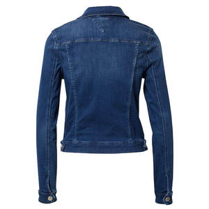Chaqueta vaquera personalizada para mujer, chaqueta vaquera elástica azul para mujer, hecha en Pakistán, chaqueta vaquera con cuello vuelto de alta calidad para mujer - Product Image 5