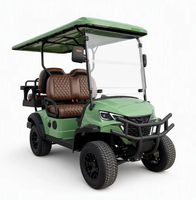 Voiturette de golf électrique haut de gamme UCB-12 4 places, style tout-terrain, luxe, pour la chasse et les centres de villégiature, vente directe