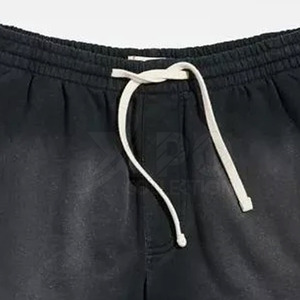 Short en jean délavé sur mesure High Street couleur unie nouveau style pour une utilisation en salle de sport fabriqué au Pakistan - Product Image 4