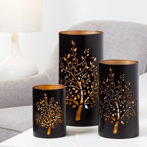 Direct Factory Supply Handmade Iron <b>Christmas</b> <b>Tree</b> Cut Design Votive <b>Candle</b> Holder Lantern Home Decoration - Product Image 2