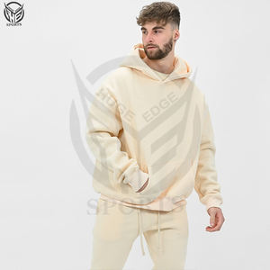 OEM logotipo personalizado Unisex Plain Oversized 100% algodón Heavyweight Hoodie grueso peso pesado hombres French Terry Hoodie - Product Image 6