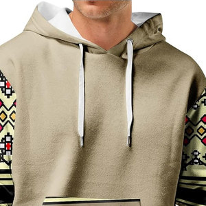 Fabricante que Suministra Sudaderas con Capucha Extra Grandes para Hombre, 370g, 100% Algodón, con Estampado por Sublimación Personalizado - Product Image 5