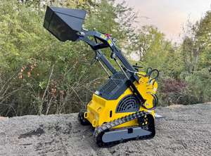 Livraison gratuite bon marché Mini Skid Steer moteur CE EURO5 EPA Skidsteer roue diesel sur chenilles Mini chargeuse sur chenilles pour tout terrain - Product Image 2