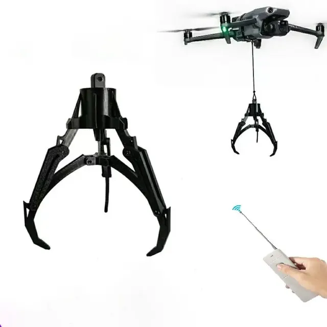 Applicable for DJ1 UAV Accessories Remote Control with Max 2 KM Range Air Claw Dropper &UAV Rescue Payload Grabber