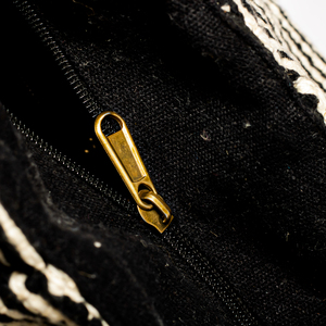 Sac fourre-tout perlé de Style ethnique bohème femmes petit carré Boho frange gland broderie décoration coton sac fourre-tout - Product Image 2