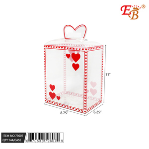 9 "X6X11" กล่องของขวัญวาเลนไทน์144ชิ้น/CS พีวีซีสำหรับอุปกรณ์วันวาเลนไทน์ - Product Image 1