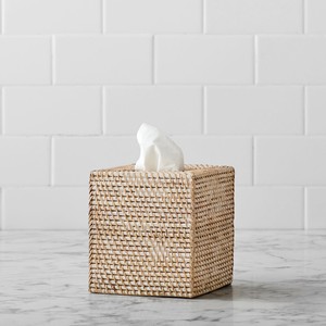 ถาดหวายล้างขาวทรงสี่เหลี่ยมผืนผ้าอุปกรณ์อาบน้ำอเนกประสงค์หลายชิ้นจากงานหัตถกรรมเวียดนาม - Product Image 2