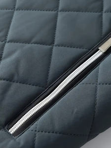 Usine directe personnalisé hommes en cuir blouson aviateur respirant et imperméable style Hip Hop pour l'hiver prix de gros - Product Image 5