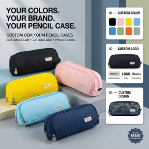 <span class=keywords><strong>Astuccio</strong></span> Multistrato di Grande Capacità con Cerniera, Borsa Personalizzata per Cancelleria Studentesca in Tessuto Oxford - Product Image 1