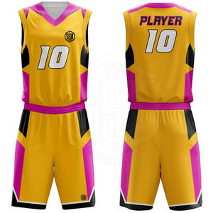 Uniforme de Baloncesto de Tela Suave 100% Poliéster en Colores Atractivos, Uniforme de Baloncesto de Buena Calidad con Estampado Completo - Product Image 2