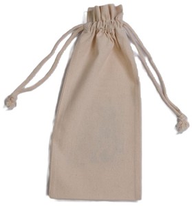 Pochette cosmétique en coton biologique 100% écologique pour femmes, avec cordon de serrage, tissu recyclé doux, imprimé en sérigraphie, pour bijoux et maquillage - Product Image 4