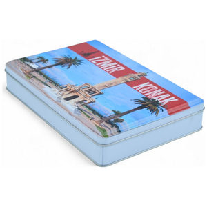 Caja de Regalo Rectangular Blanca Mate de Diseño Personalizado Impresa, 170x260x40 mm, Caja de Hojalata de Grado Alimenticio - Product Image 5