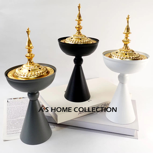 Nuevo patrón de llegada, quemador de Color dorado más demandado para decoración de centro de mesa de hogar y oficina y quemador de incienso de fragancia - Product Image 6