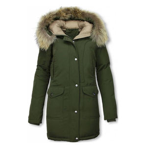 Multi Poches Automne Hiver Long Femmes Veste Parka Coupe-Vent Respirante Grande Taille Vestes Femmes - Product Image 1