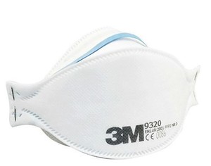 หน้ากาก9320 + 3เมตรเครื่องช่วยหายใจแบบพับได้แบนราบเทคโนโลยีตัวกรองป้องกันการหายใจต่ำพับแบนง่ายต่อการจัดเก็บ - Product Image 2