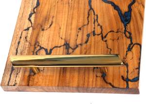 Bandeja de madera para servir con asa, plato de diseñador para el desayuno, bandeja rectangular de madera de teca de resina epoxi para servir el almuerzo - Product Image 2