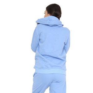 Chándal de lana transpirable de talla grande de alta calidad personalizado para mujer, conjuntos informales ligeros, bordado sublimado para invierno - Product Image 4