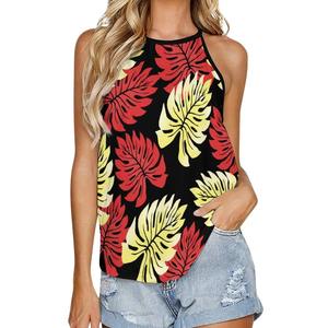 Ropa de entrenamiento para mujer, camiseta sin espalda, Camiseta deportiva de Yoga para gimnasio/camisetas sin mangas sublimadas de alta calidad para mujer - Product Image 1