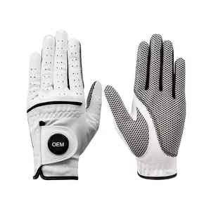 Vente en gros de gants de golf en cuir pour hommes souples et durables avec coutures de qualité supérieure et sensation naturelle pour les professionnels - Product Image 1