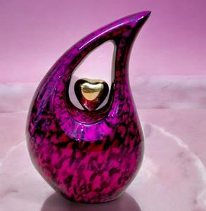 Urnes en forme de larme avec finition dorée pour cendres humaines, urnes décoratives pour cendres humaines, capacité jusqu'à 200 lb, urne funéraire en forme de larme - Product Image 6