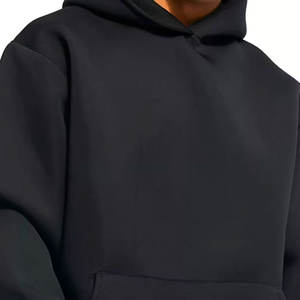 Sweat à capuche personnalisé de haute qualité, double couche, épaules tombantes, lourd, surdimensionné, respirant, en molleton de coton pour l'hiver - Product Image 2