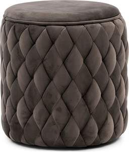 Repose-pieds carré en métal plaqué or, pouf décoratif pour la maison, l'hôtel et les villas - Product Image 4