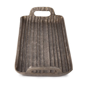 Vente en gros de plateau de service rectangulaire en métal et aluminium coulé de qualité supérieure pour la maison, le restaurant et l'hôtel ont une fonction décorative - Product Image 5